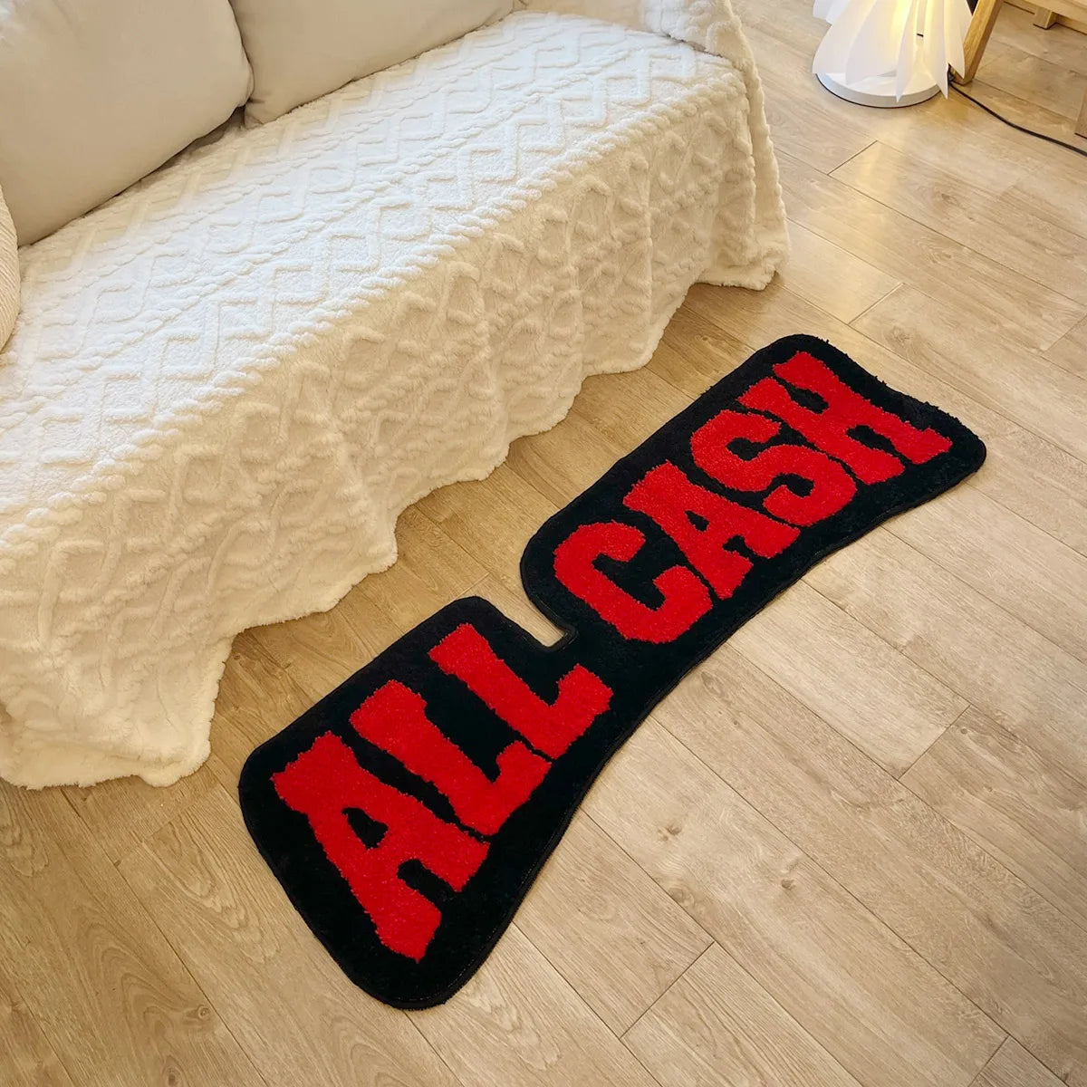 "All Cash" Bold Statement Rug