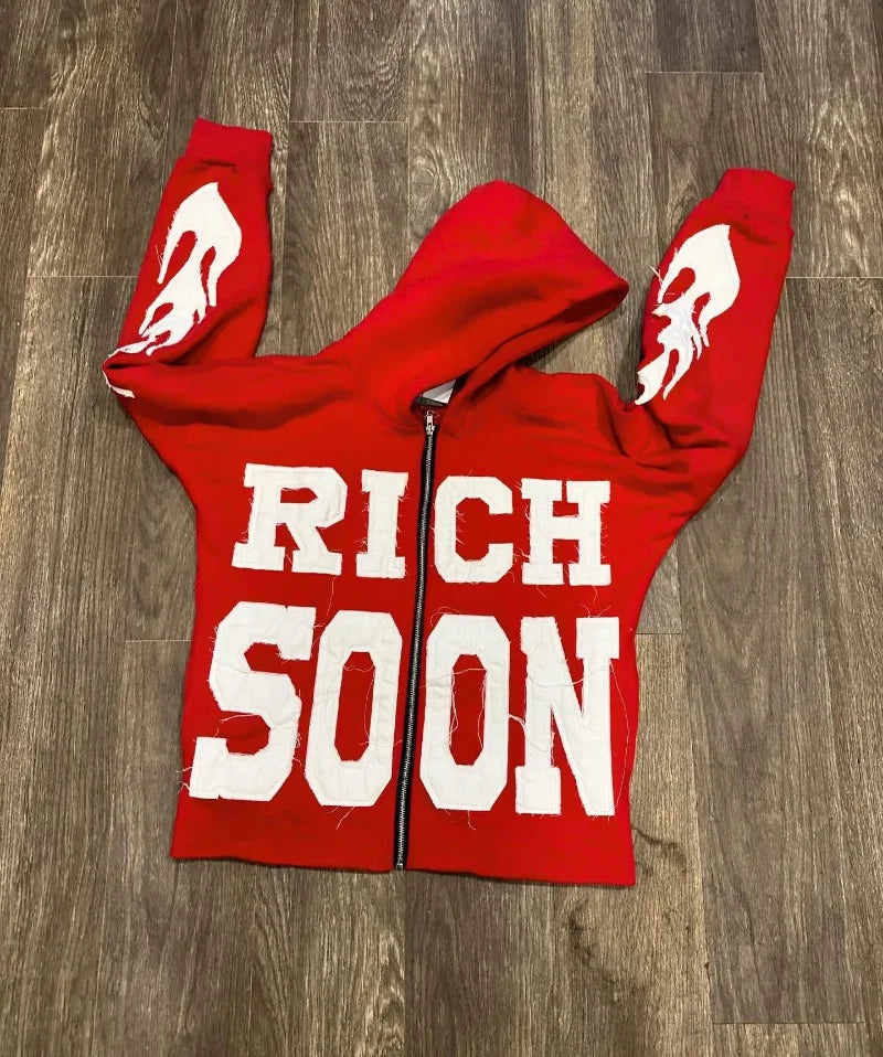 "Riches of NY" Zipper Hoodie