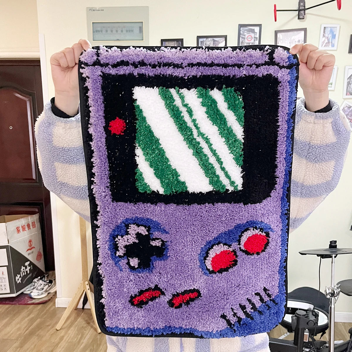 "Retro Vibes" Gameboy Rug