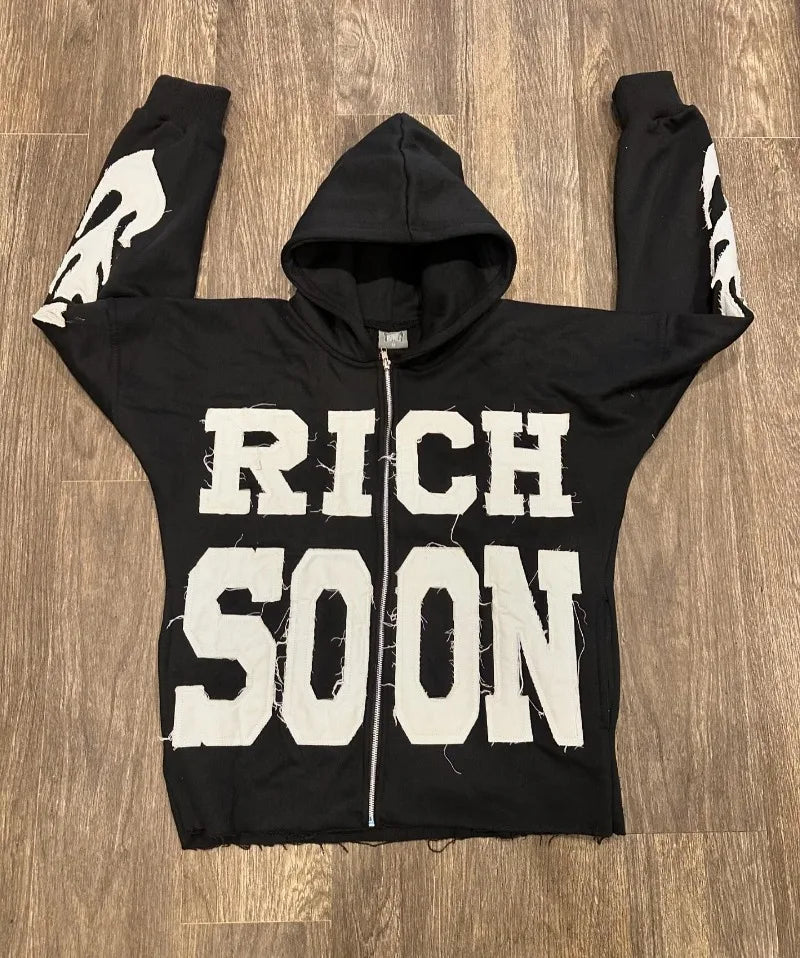 "Riches of NY" Zipper Hoodie