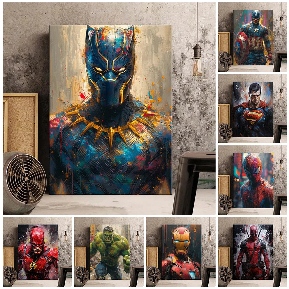 "Marvel Heroes Canvas